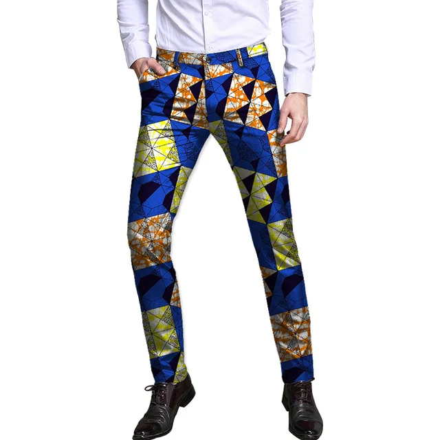 African Men Print Pants African Men Trousers Festive Pattern Ankara ...