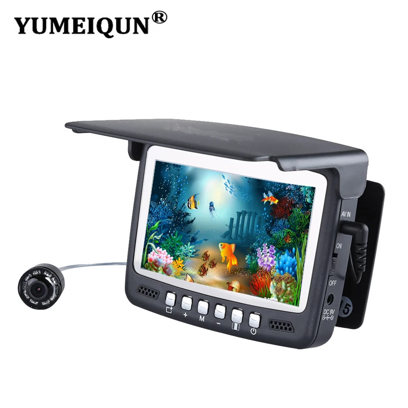 YUMEIQUN 15/30 м подводный рыболокатор камера 4 3 &quotЖК монитор Рыбацкая 1000TVL