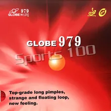 Глобус 979 длинный Pips-Out Настольный Теннис Пинг Понг резиновый с губкой