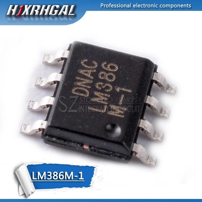 1000pcs LM386 LM386M-1 SOP-8 Audio Power AMPLIFIER IC
