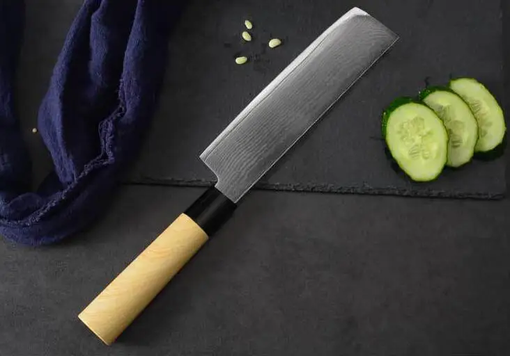 XITUO дамасский стальной нож шеф-повара деревянные палочки в японском стиле лососевый наполнитель сантоку универсальные ножи профессиональные кухонные инструменты