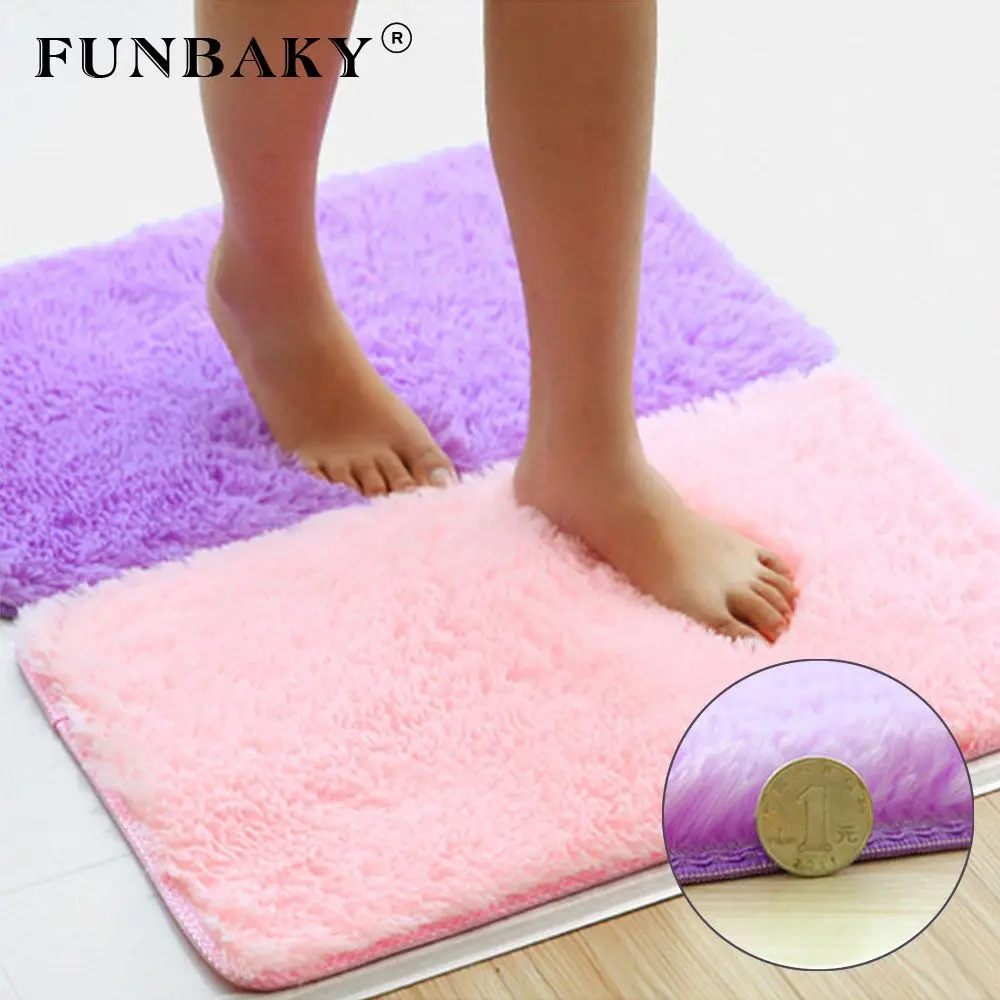 FUNBAKY 40*60 سنتيمتر اللون مكافحة زلة ستوكات ماصة حصيرة للحمام السجاد البساط حمام حصيرة بساط دي باين FUNBAKY 40*60 سنتيمتر اللون مكافحة زلة ستوكات ماصة حصيرة للحمام السجاد البساط حمام حصيرة بساط دي باين