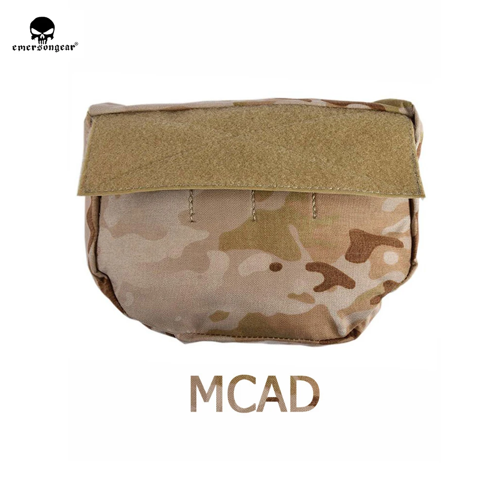 

EMERSONGEAR Genuine Multicam Tropic Arid Black Armor Carrier Hook&loop Mounted Drop Molle Tactical Pouch For AVS JPC CPC EM9283