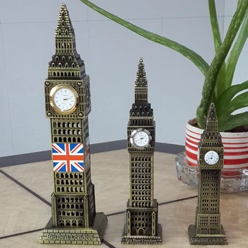 

British Big Ben Model Home Furnishings Crafts European Style Home Decoration Accessories Miniature Figurines Home Accessory