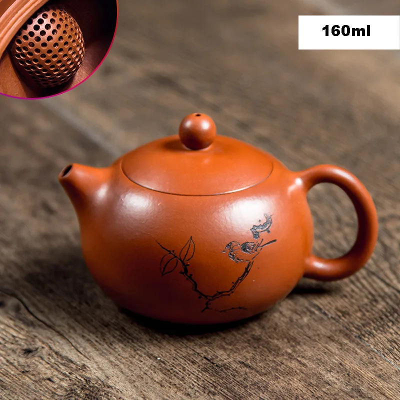 Продвижение подлинный Исин чайник мастер ручной работы китайский здоровье Фиолетовый Глиняный чайный набор кунг-фу Xi Shi горшок Многофункциональный выбор - Цвет: C