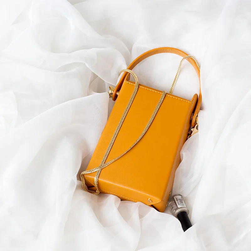 

New Crossbody Bags for Women Tote Cigarette Case Bag Shoulder Messenger Mobile Phone Bag Fashion Cow Leather Small Square Bag