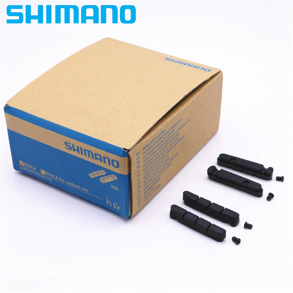 

SHIMANO R55C4 Road Bike Brake Shoes For Aluminium Alloy&Carbon Rims Dura-Ace/Ultegra/105