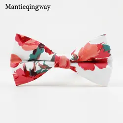 Mantieqingway Новые поступления Для мужчин s цветочный модные свадебные бабочкой 6 см галстуки костюм для Для мужчин Повседневное Бизнес хлопок