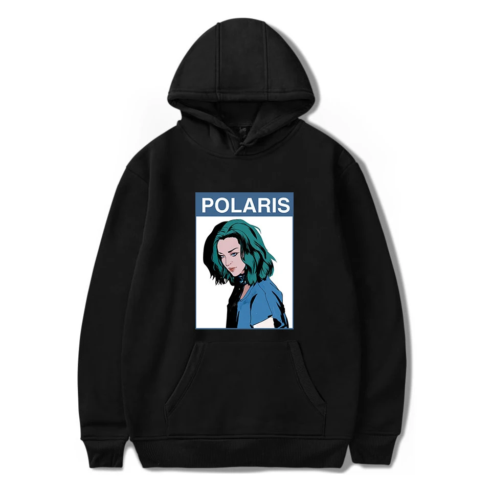 Polaris sweatshirt fashion zipper hip hop black hoodie and sweatshirt long-sleeved hoodie men and women sweatshirt