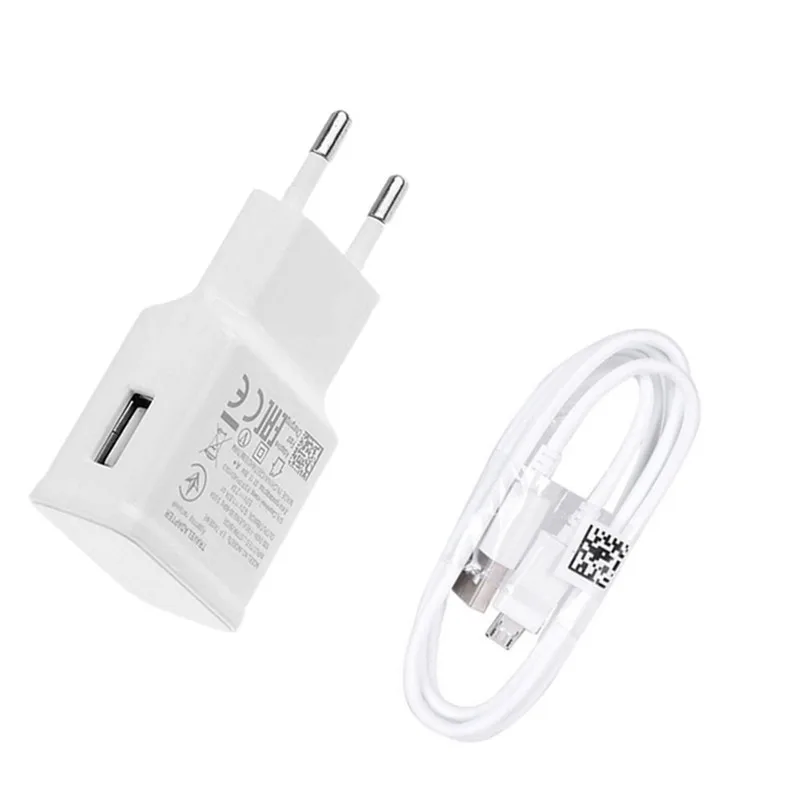 Для Samsung A2 Core J7 A10E J6 J4 J3 S7 5V 2A настенное USB зарядное устройство и Micro зарядный кабель