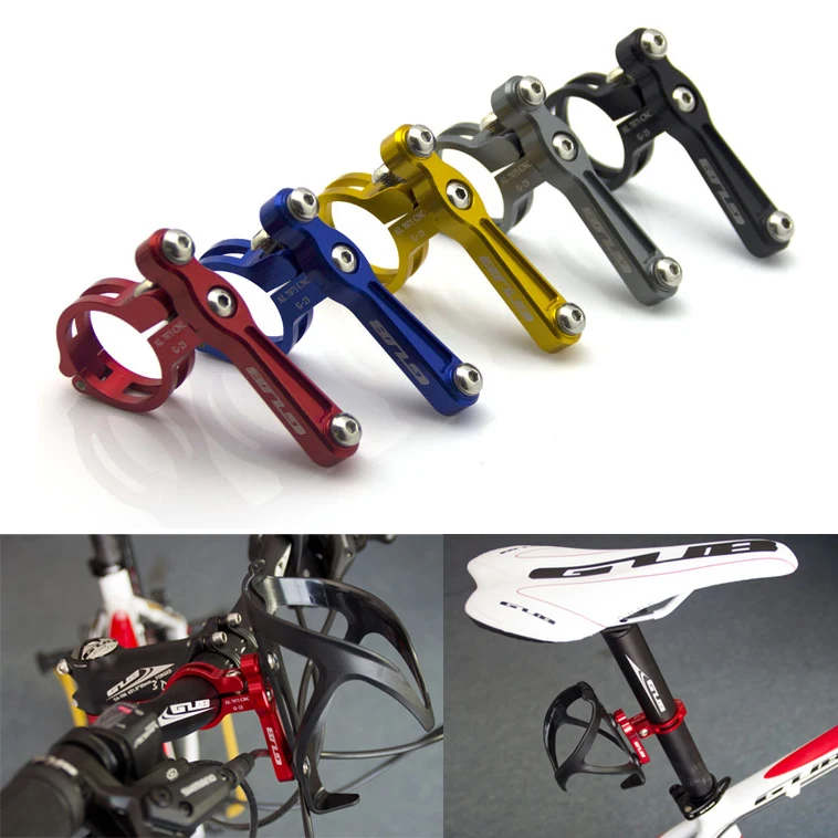 

GUB bicycle bottle holder extended seat MTB Road bicycle Water Bottle Cage use 30.9 31.6 mm Seat Post 31.8 mm handlebars
