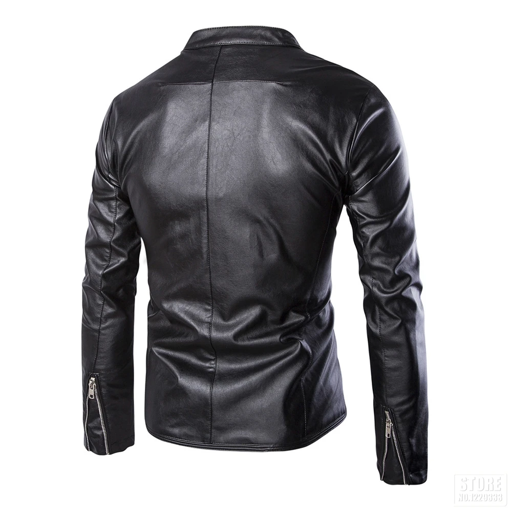 HEROBIKER мотоциклетная куртка Мужская винтажная ретро куртка из искусственной кожи Классическая ветрозащитная теплая мотоциклетная байкерская куртка повседневная куртка