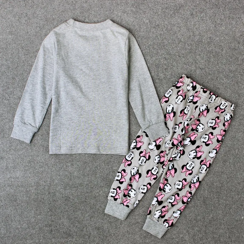 2017 Kids Clothes Baby Girls Clothing Sets Children Minnie Pajamas Pijama Set Roupas Infantis Menina Homewear Sleepwear Suits04
