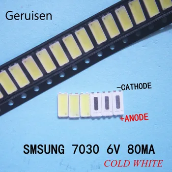 

1000PCS FOR Maintenance tcl LED LCD TV backlight lights with light tube 7030 6V LED strip light beads SAMSUNG