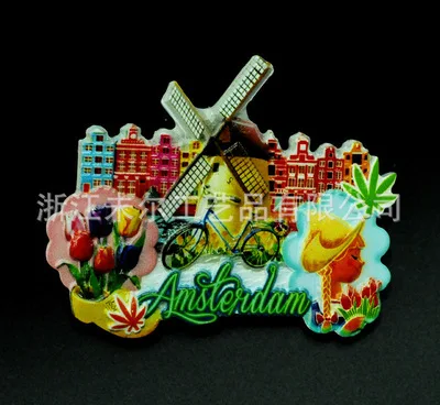 

Netherlands Amsterdam souvenir refrigerator stickers