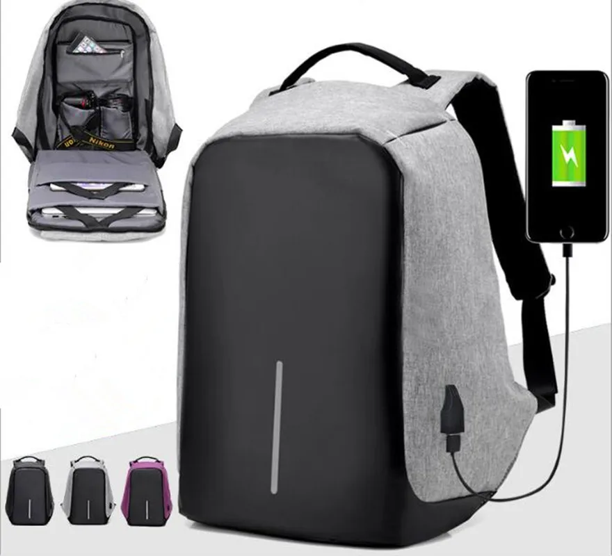 Многофункциональный USB зарядный мужской 14 1 дюймовый рюкзак для ноутбука