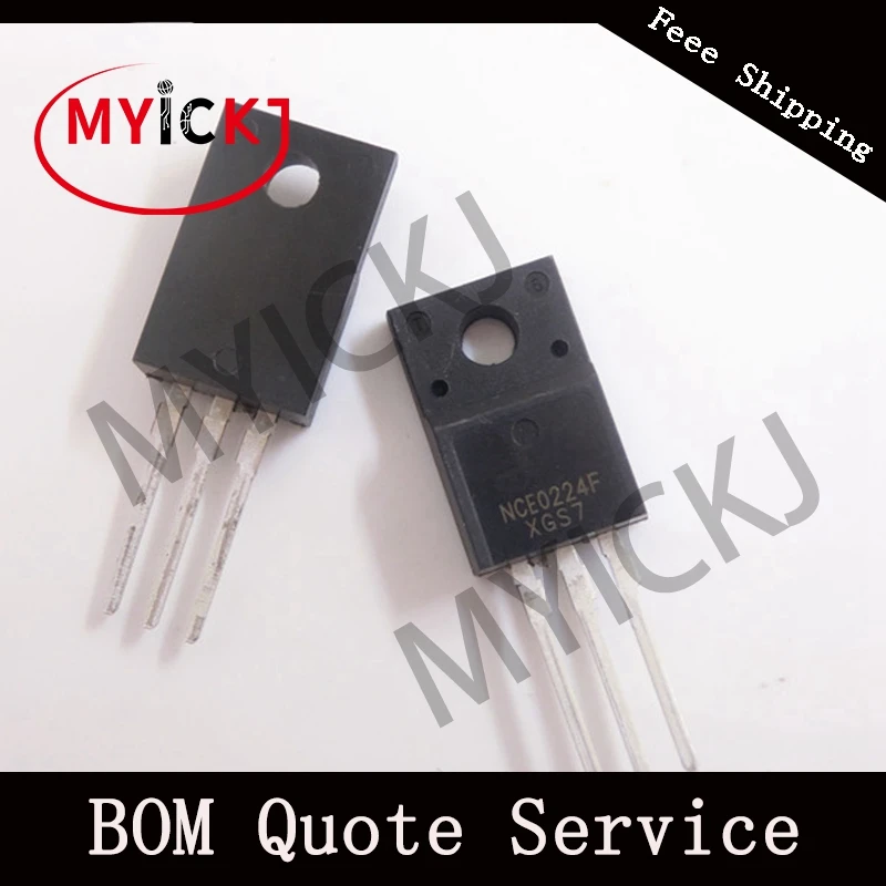 5 шт. NCE0224F NCE n-канальный расширенный режим питания MOSFET NCE0224D IC-CHIP TO-220F