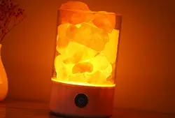 Спальня lava лампа USB Crystal Light Природные Гималайской соли лампа Светодиодная лампа Воздухоочистители настроение Творца Крытый теплый свет