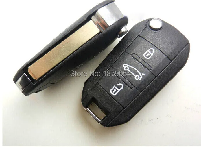 3 Buttons VA2 Modified Flip Remote Key Shell For Peugeot 307 407 408 (without Groove) 0536 (16).jpg