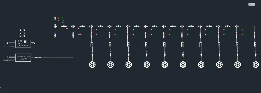 DMX512 Управление RGB 3in1 18 Вт цветная(RGB) Светодиодная лампа для фонтана IP67 Водонепроницаемый подводные фонари CE по ограничению на использование опасных материалов в производстве на открытом воздухе лампы для пруда Цвет изменения 24 V