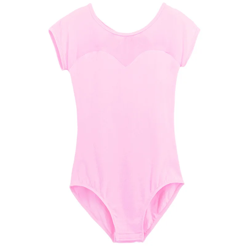 Pink-Red-Ballet-Dance-Leotard-Mesh-Front-Breast-Gauze-Back-Yoga-Artistic-Gymnastics-Use-Elastic-Fabric (4)