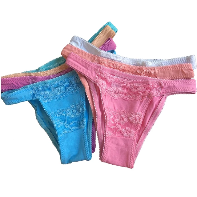 Teen womens string bikini panties shaved babe alexis