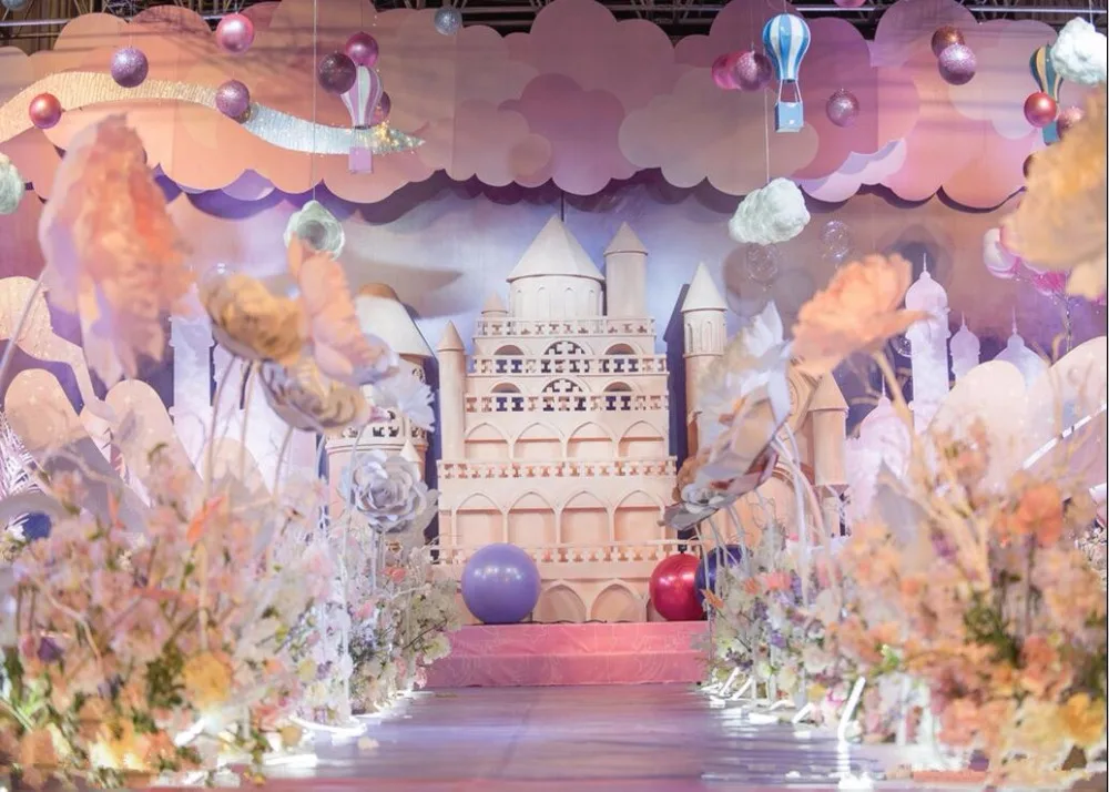 

SHANNY Vinyl Digital Printed Backdrops for Photography Dream Castle theme Photo Studio Background 80510-01