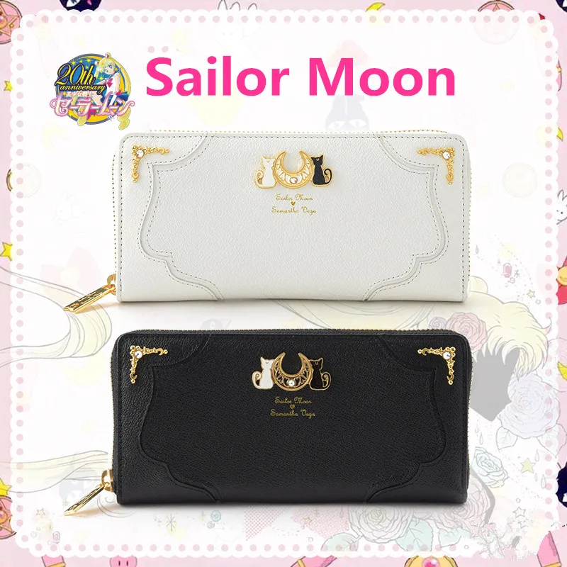 Женский клатч с символом Sailor Moon Tsukino Usagi кошелек из искусственной кожи на молнии