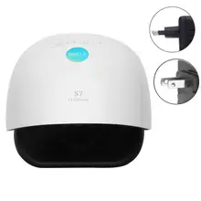 Лампа для ногтей двойной мощности УФ светодиодный светильник Сушилка для ногтей с умным переключением лампа для сушки гель-лака маникюр