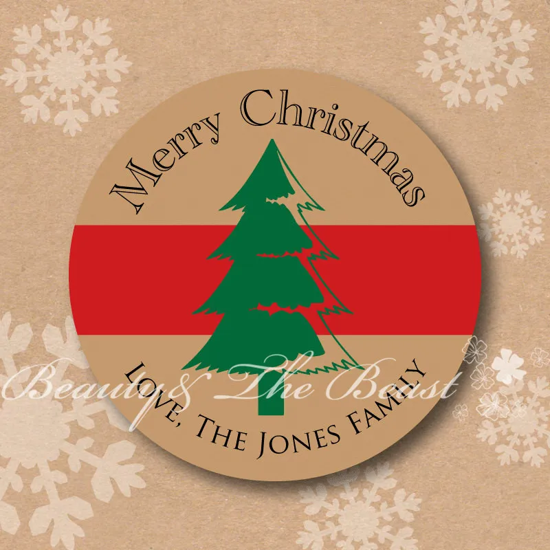 

Personalized Merry Christmas Stickers,Christmas tree Tags,Gift Labels for Christmas,Cupcake toppers,Christmas Decorations