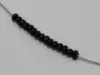 1000 Black 4mm Round Wood Seed Beads~Wooden Beads ► Photo 2/5