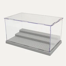 3 Steps Building Block Collection ShowCase Acrylic Dustproof Display Box Case Compatible Figures Bricks For Kids Toys 3 Steps Building Block Collection ShowCase Acrylic Dustproof Display Box Case Compatible Figures Bricks For Kids Toys