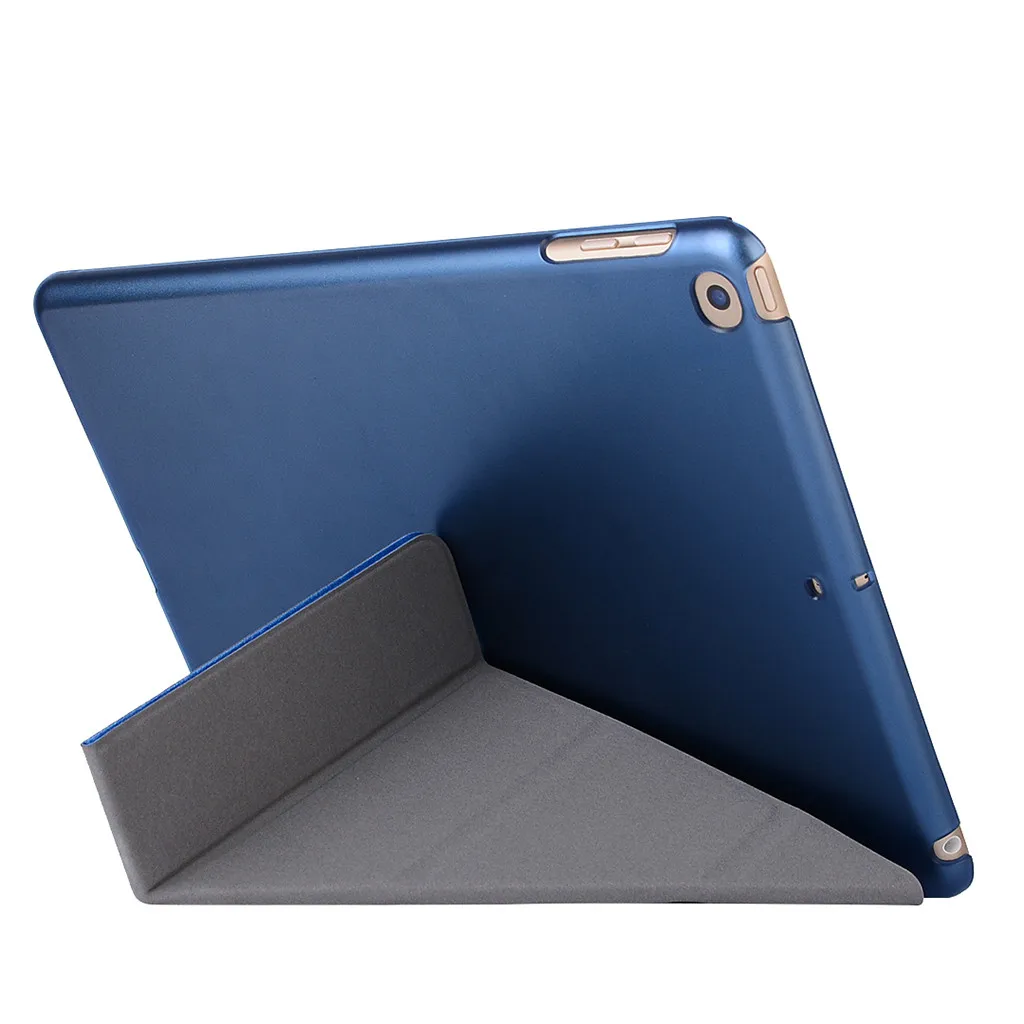 Чехол s планшет розовый для iPad 6го поколения 9,7 Тонкий Магнитный кожаный смарт-чехол ForApple#5$6