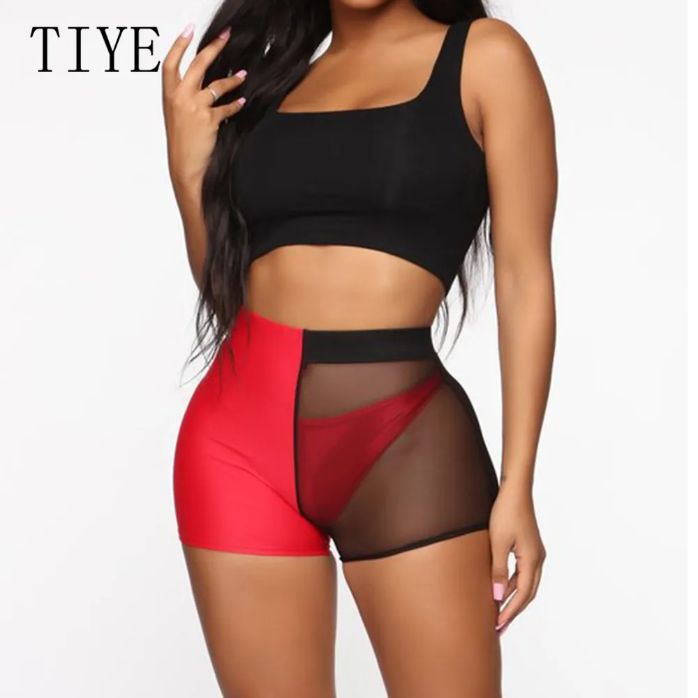 TIYE Sexy Sleeveless Open Back Three Pieces Sets Slim Summer Jumpsuits See Through Mesh Patchwork Bandage Playsuits Overalls TIYE Sexy Sleeveless Open Back Three Pieces Sets Slim Summer Jumpsuits See Through Mesh Patchwork Bandage Playsuits Overalls