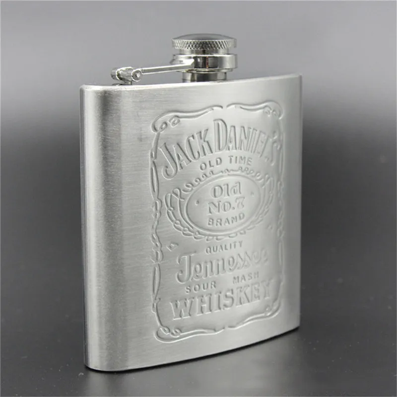 6oz/170ml Portable Hip Flask Stainless Steel Wine Whisky Hip Flask