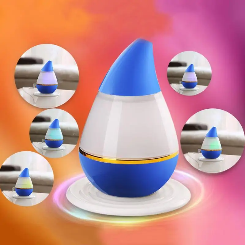 

Water Drop shape Air Humidifier LED Light Aroma Atomizer Ultrasonic Humidifier Diffuser Mist Maker for Home USB mini Humidifier