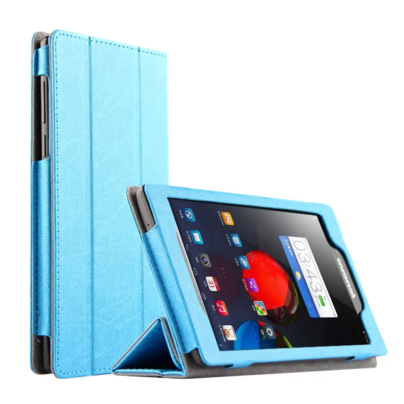 Для lenovo TAB 2 A7-10 защитный чехол Smart Cover Искусственная кожа таблетки для lenovo TAB2 A7-10F чехол Apple iPhone 7 дюймовый защитный чехол из искусственной кожи A7