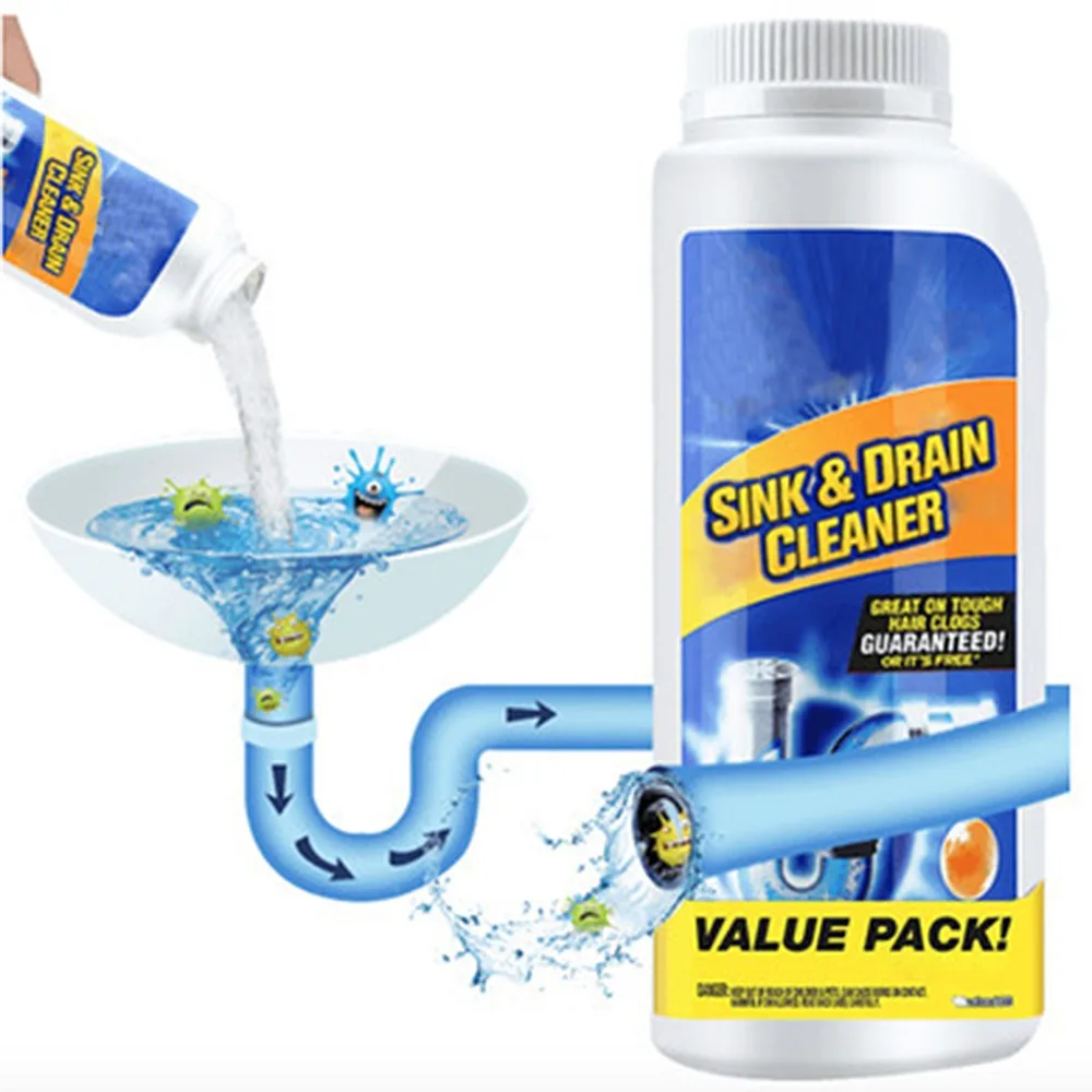 

Powerful Sink and Drain Cleaner Drain Agent for Bathroom Drainage Strainer Hair Filter