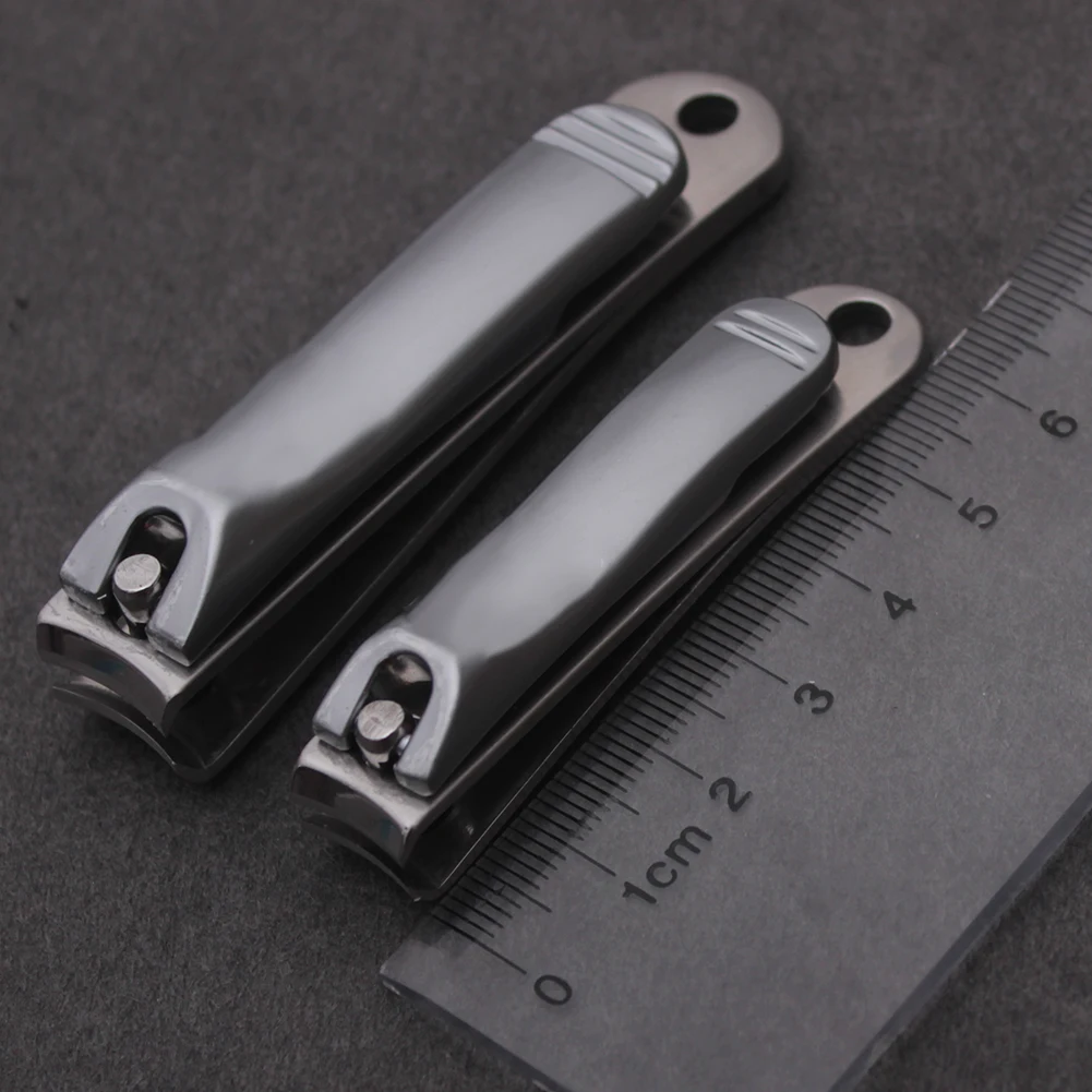 

2PCS Nail Clippers Set Easy Use Men Women Pedicure Manicure Stainless Steel Lightweight Heavy Duty Good Leverage Thick Portable
