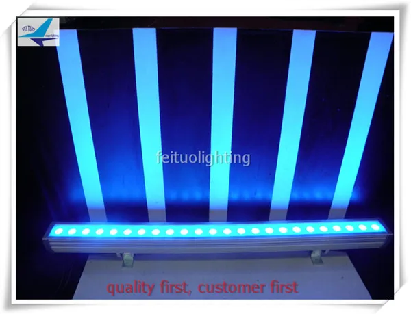 

T- 2Pcs/lot stage background decor waterproof lighting 24x3w RGB 3in1 DMX IP65 led wall washer