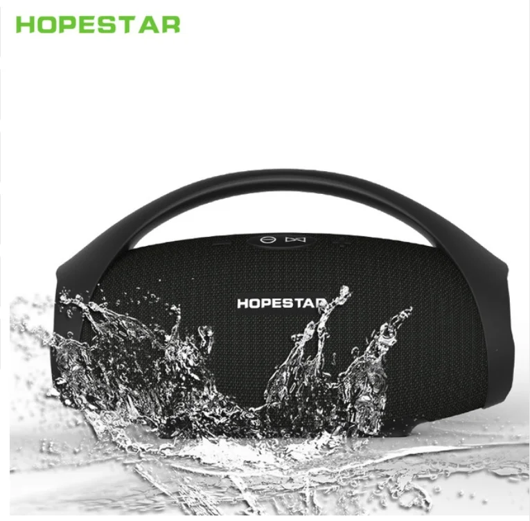 HOPESTAR H32 IPX6 водонепроницаемый портативный беспроводной bluetooth-динамик 10 Вт стерео мощность мобильная зарядка hands free call FM TF