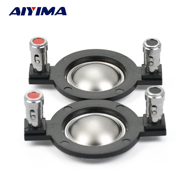 Aiyima 2PC 25.4mm Treble Voice Coil Titanium Film Tweeter Voice Coil Speaker Accessories DIY