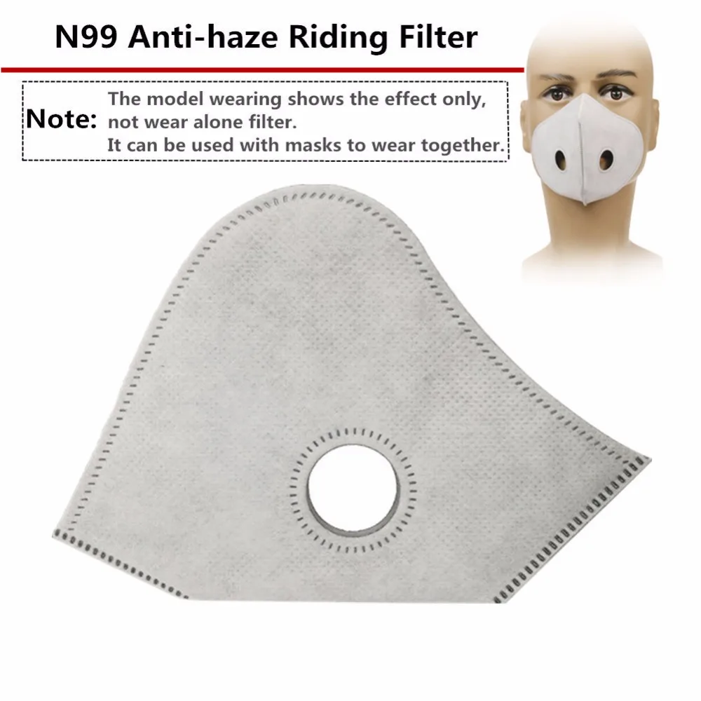 Adult 6 Layers PM2.5 N99 Activated Carbon Filter Insert Protective ...