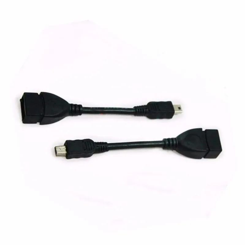 Test before send USB A Female to Mini USB B Male Cable Adapter 5P OTG V3 Port Data Cable For Car Audio Tablet For MP3 MP4 usb c