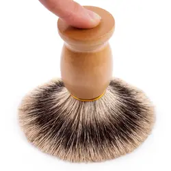Мужская бритвенная щетка из Натурального Волоса барсука 100% оригинал для двойного края безопасная прямая Классическая Безопасная бритва