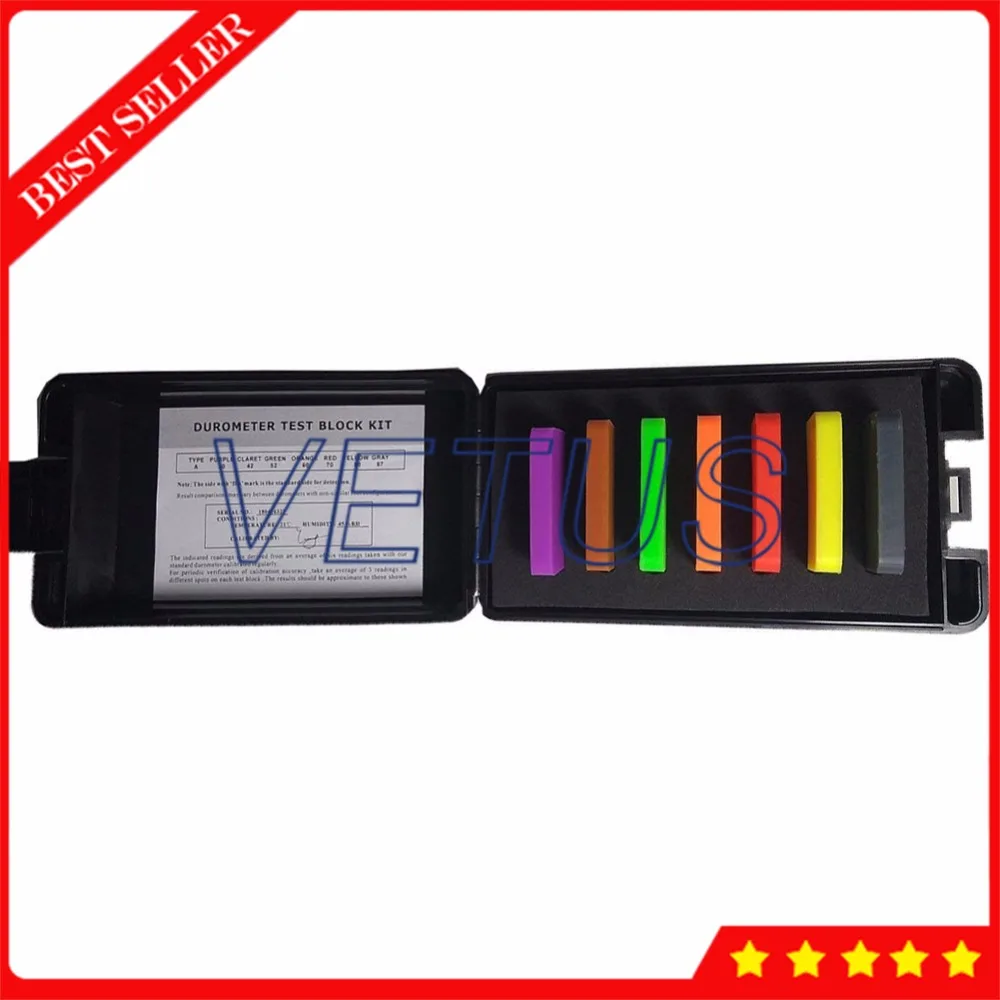 Buy Shore A Hardness Test Block Kit with hard rubber