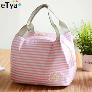 

eTya Food lunch bag for kids Women men thermal cooler Picnic Food Bags for Lady children Thicken Cold Insulation Lunch Box Tote