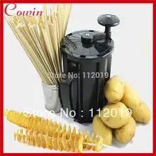 2013 новая машинка для нарезки картофеля, спиральная Картофелечистка, измельчитель картофеля/картофель резак подставка для чипсов