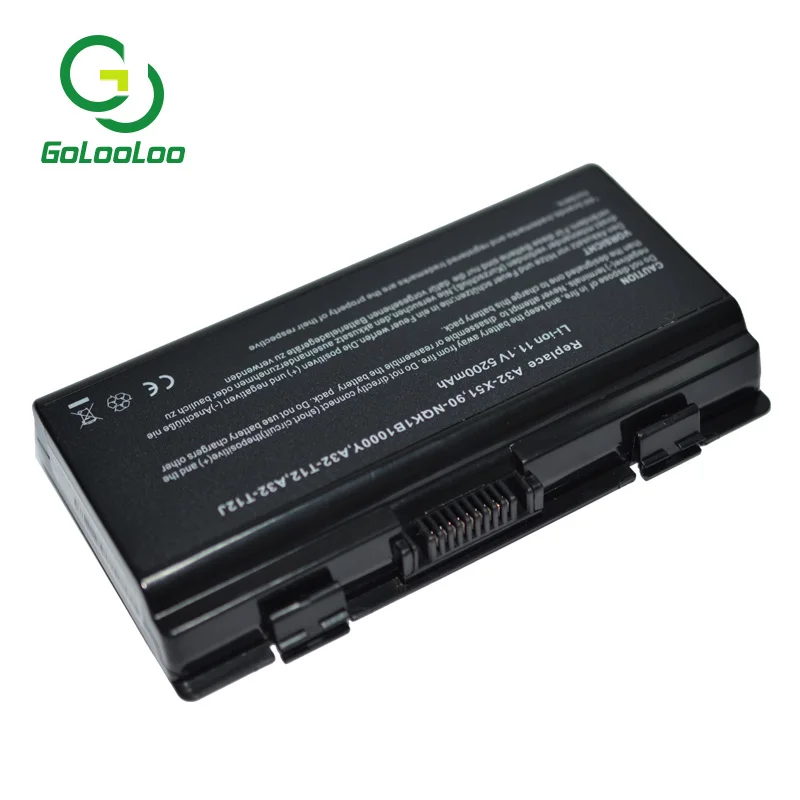 Golooloo Аккумулятор для ноутбука ASUS X58 X51L X58L T12 T12C T12Jg T12Er T12Fg T12Ug X51R X51H X51RL X58C A31 A32 X51|laptop