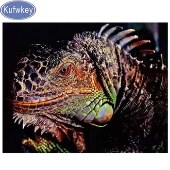 

Square/Round drill 5D DIY Diamond Painting "lizard paintings" Embroidery mosaic diamond picture Dragon Cross Stitch Home Decor